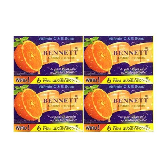 เบนเนท สบู่ก้อนวิตามินซีแอนด์อี 25g x6pc