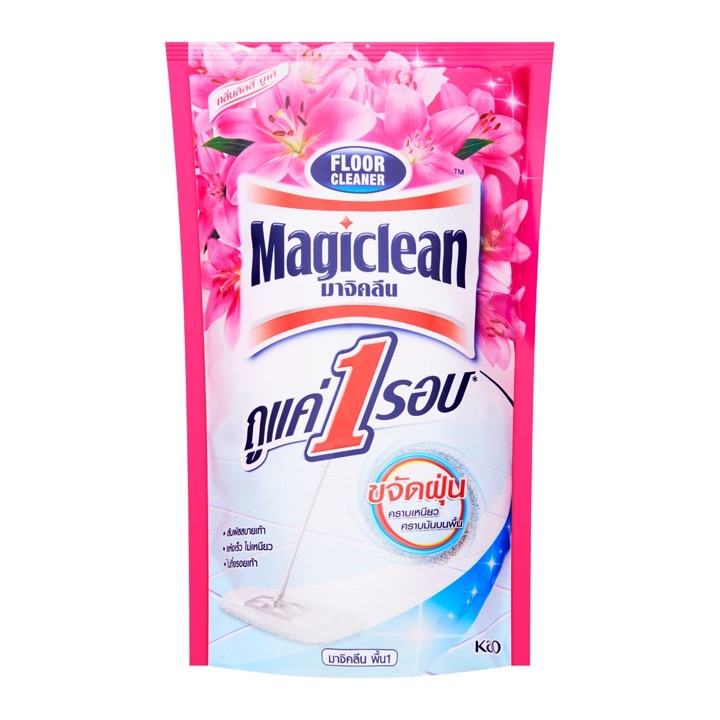 มาจิคลีนน้ำยาทำความสะอาดพื้นสีชมพู 750ml