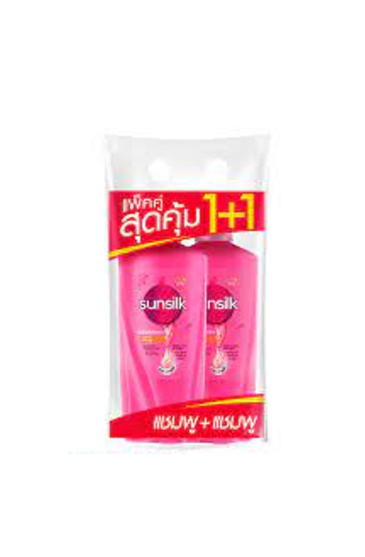 ซันซิล แชมพู+ครีมนวด สีชมพู 425ml