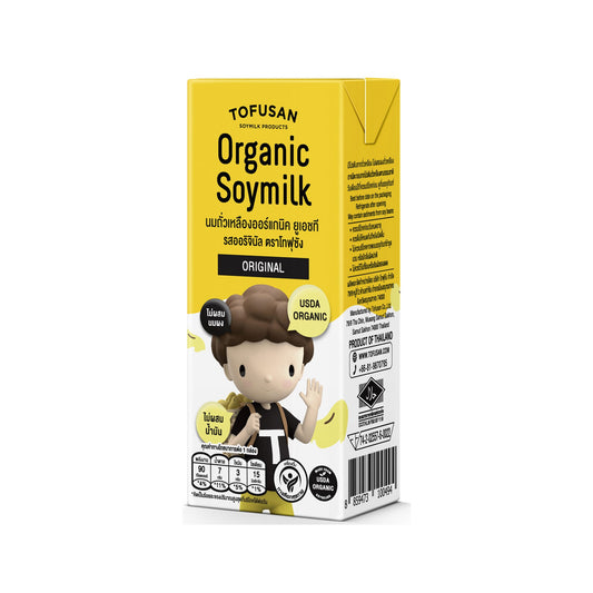 โทฟุซังนมถั่วเหลืองออร์แกนิครสออริจินอล 180ml
