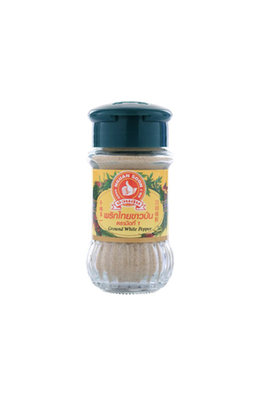ตรามือพริกไทยขาวป่น ขวดแก้ว 60g