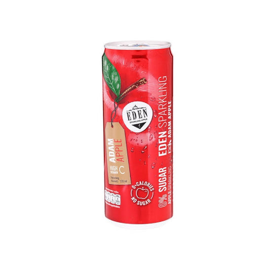 อีเดน เครื่องดื่มอัดก๊าซกลิ่นแอปเปิ้ลแดง 330ml