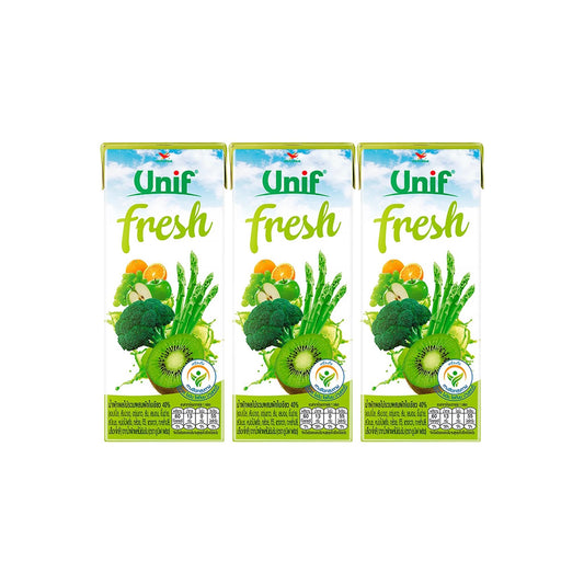 ยูนิฟน้ำผักใบเขียว40เปอร์เซ็นต์ 250ml x3