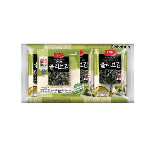 ยังบันสาหร่ายปรุงรสน้ำมันมะกอก 12g