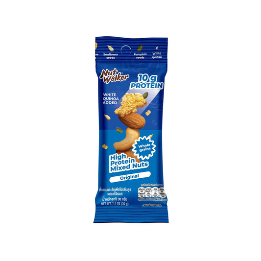 นัทวอล์คเกอร์ถั่วรวมและธัญพืชโปรตีนสูงรสออริจินอล 30g.