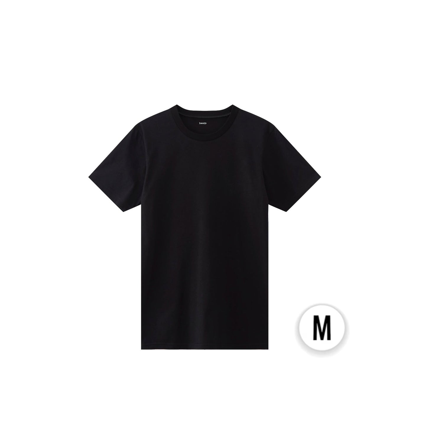 แซนรีโมเสื้อคอกลมสีดำ ไซส์ m