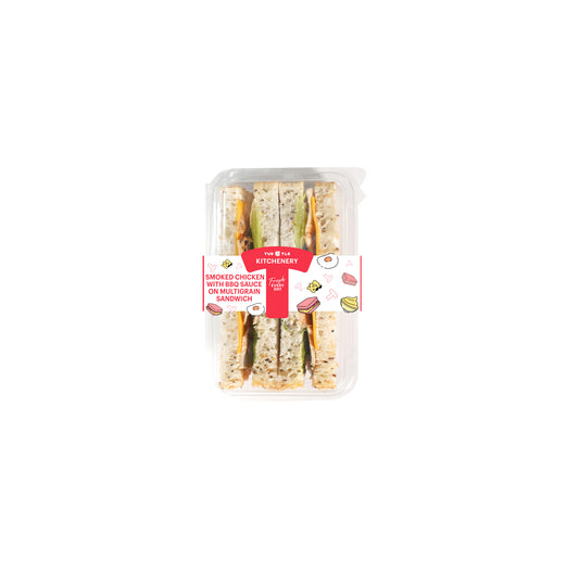 เทอร์เทิล มัลติเกรนแซนด์วิชแฮมไก่รมควันและซอสบาบีคิว 120g