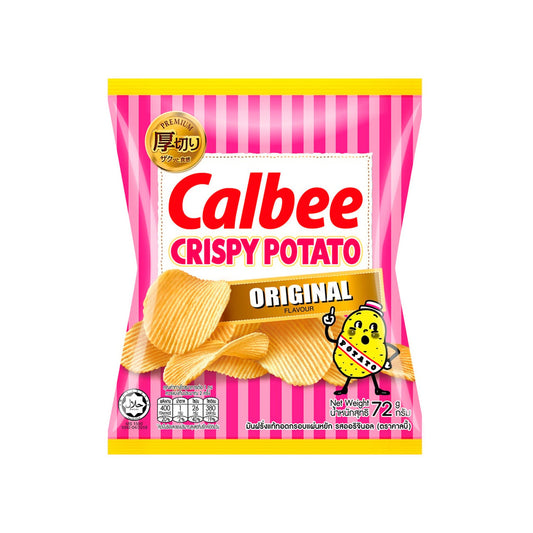 คาลบี้มันฝรั่งทอดกรอบแผ่นหยัก รสออริจินอล 72g