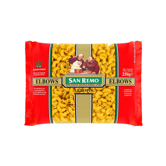 ซานรีโมเส้นพาสต้าเอลโบว์ 250g