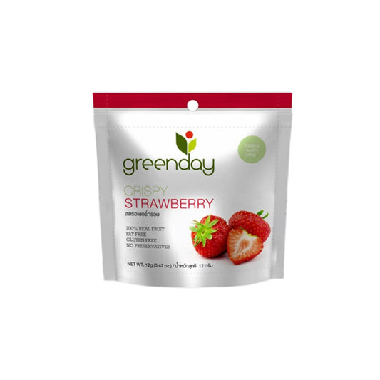 Green Day Crispy Baked Strawberries 12g