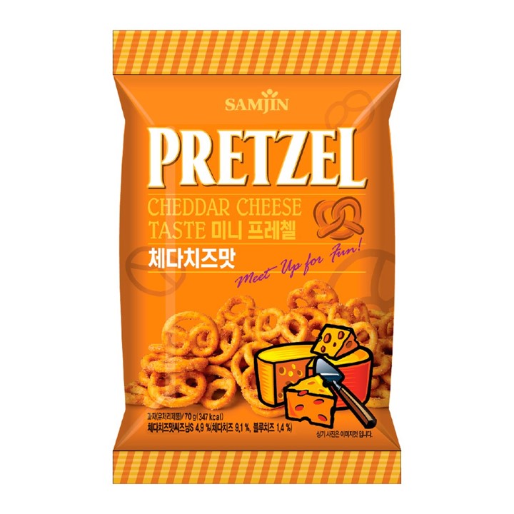 ซัมจินเพรสเซลอบกรอบรสเชดดาร์ชีส 70g