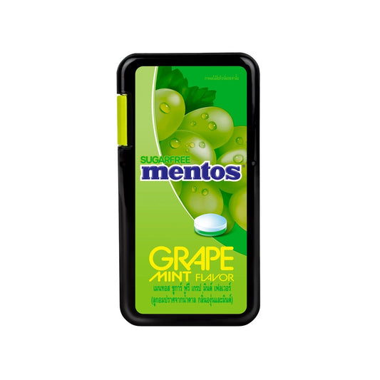 เมนทอส ชูการ์ฟรี เกรปมิ้นต์ 21g