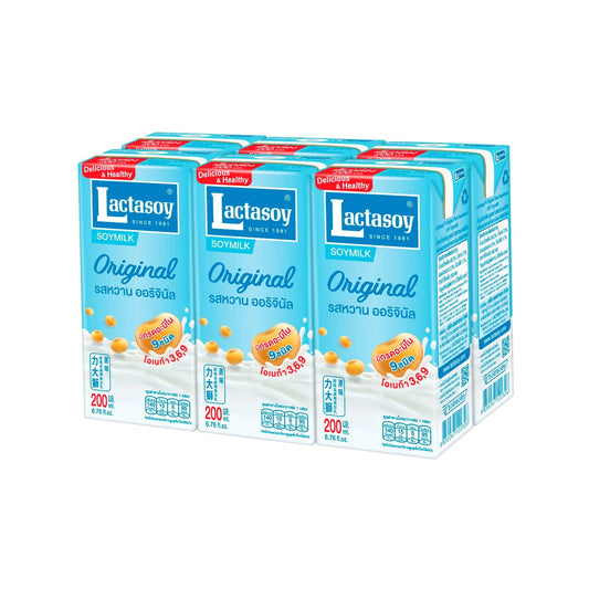 Lactasoy sweet soy milk 200mlX6