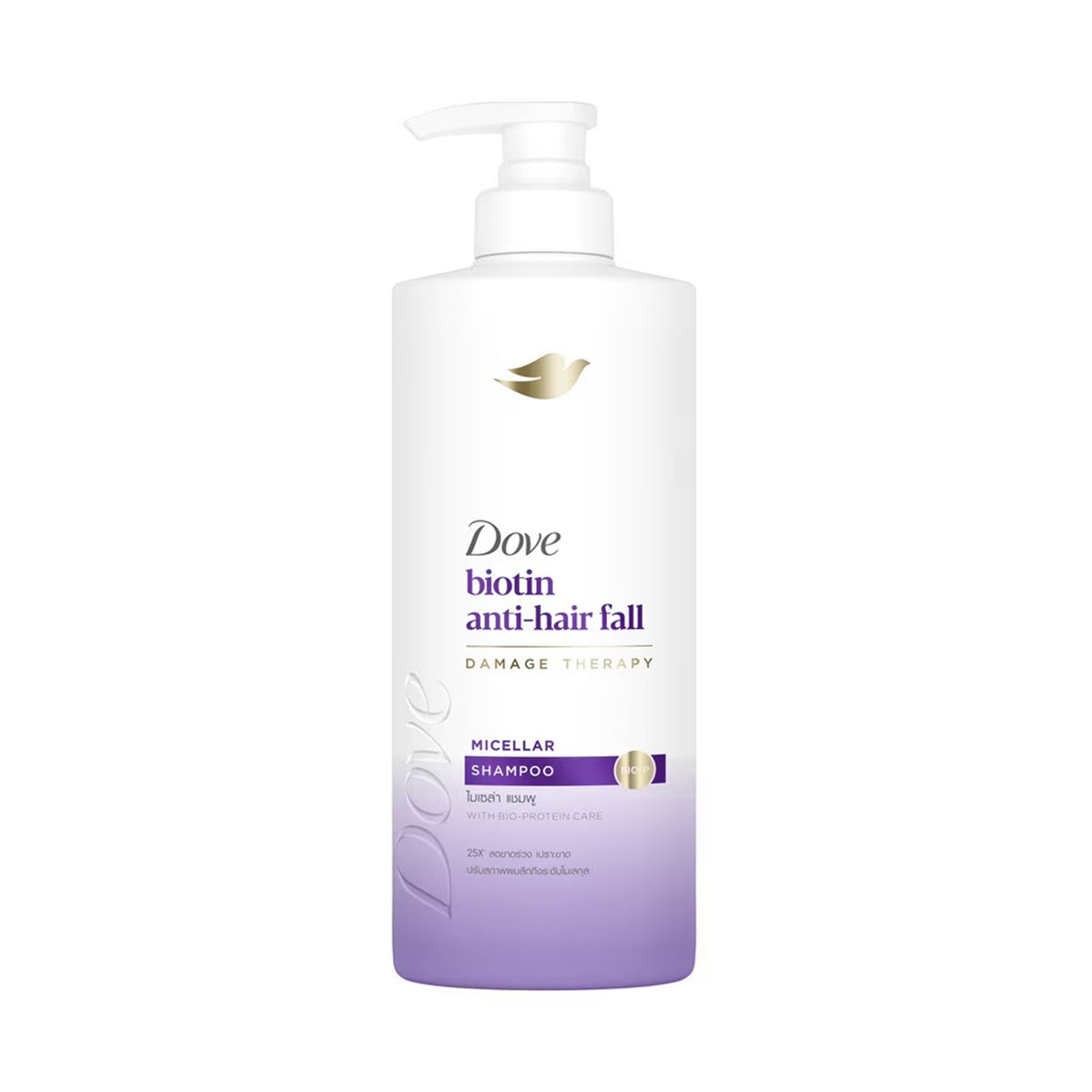 รับพอยท์ X5 : โดฟแชมพูไบโอตินแอนตี้แฮร์ฟอลไมเซล่า 380ml