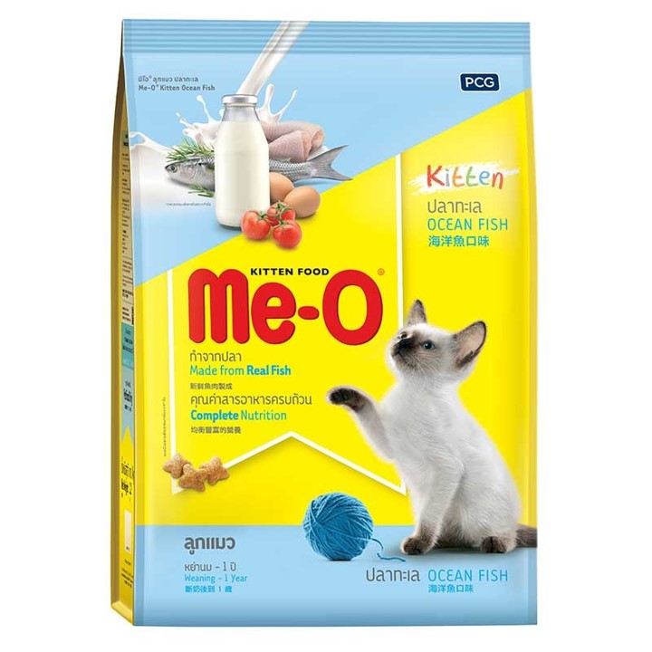 มีโออาหารลูกแมวปลาทะเล 400g