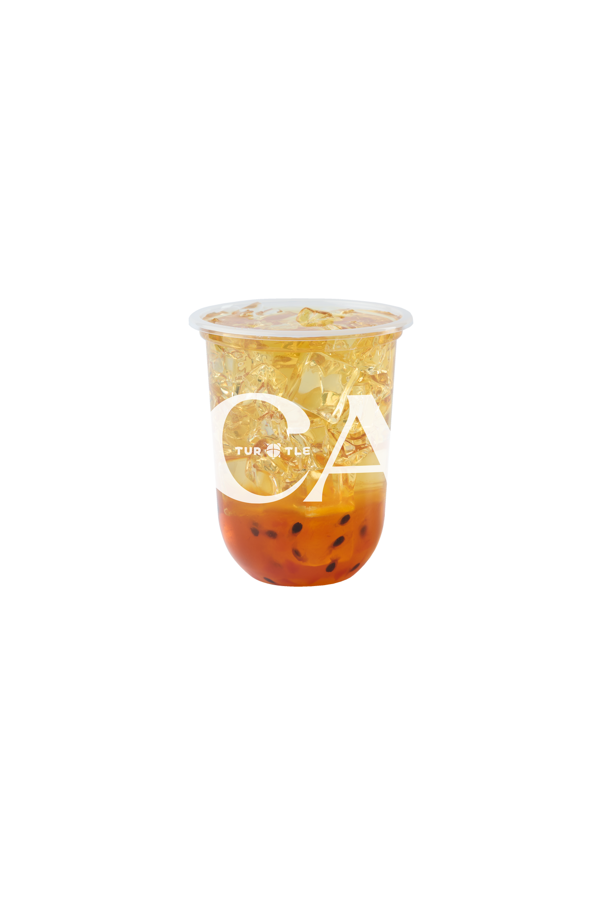เทอร์เทิล ชาเขียวพีชและเสาวรส 16oz