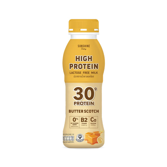ซันชายน์แดรี่ ไฮโปรตีนบัตเตอร์สก็อตซ์ 340ml
