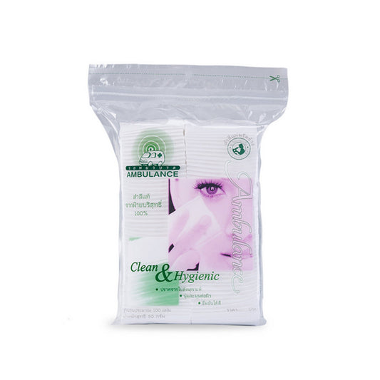 รถพยาบาลสำลีแผ่นรีดข้าง 100sheets