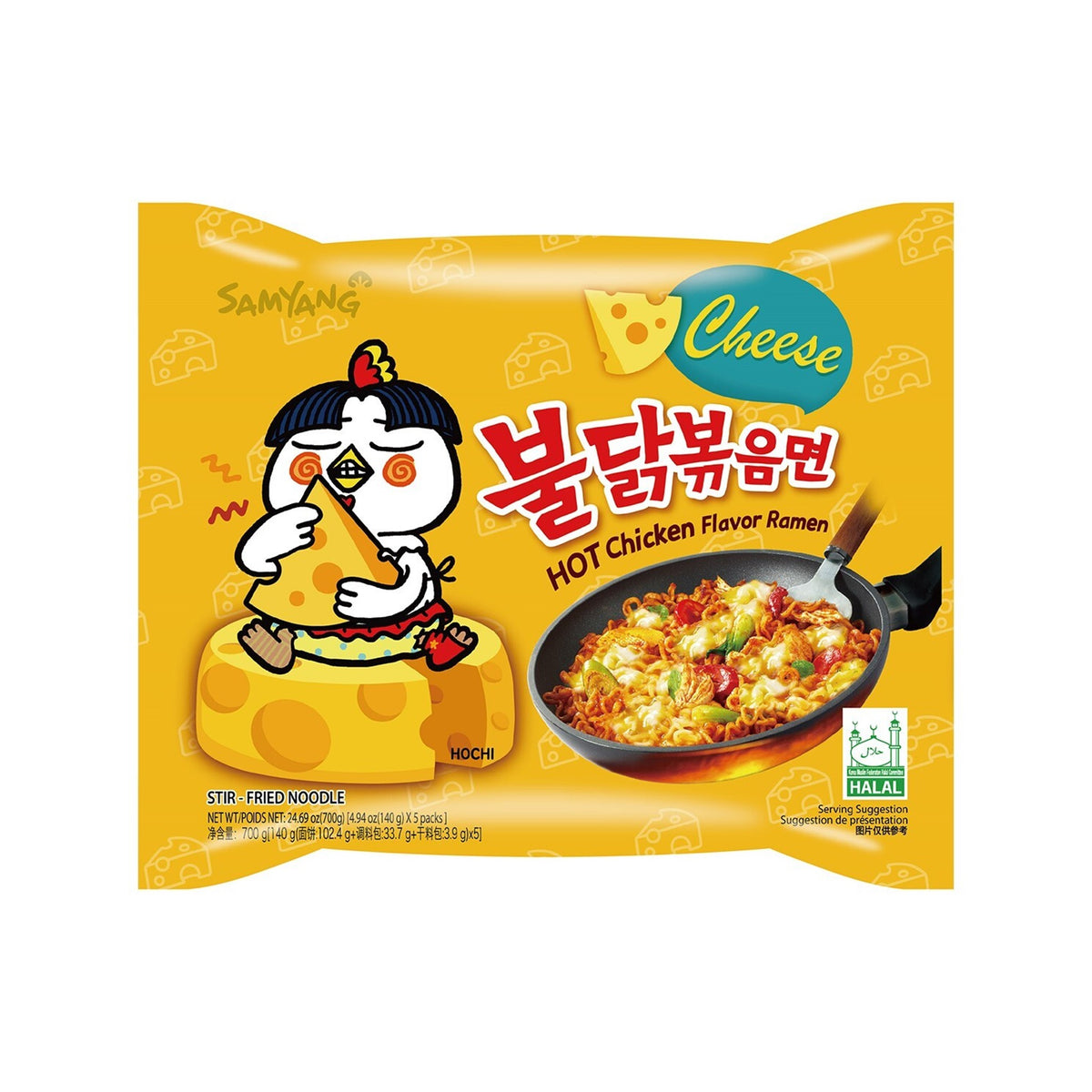 ซัมยัง บูลดัก สไปซี่ ราเมง ชีส 140g