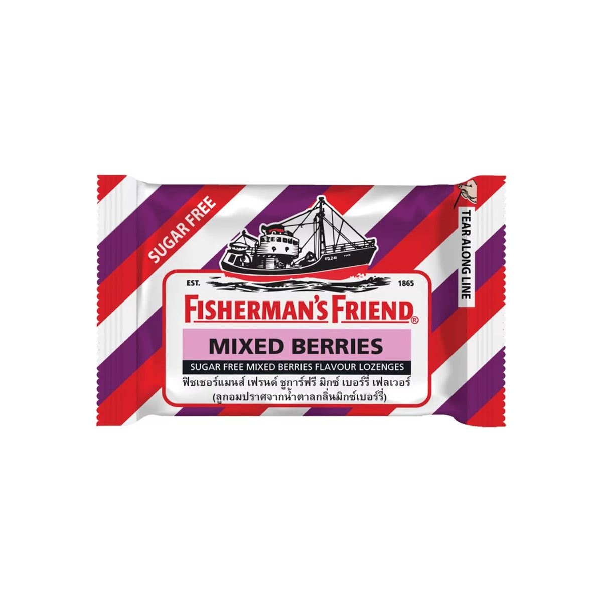ฟิชเชอร์แมนเฟรนชูการ์ฟรีมิกเบอร์รี่ 25g