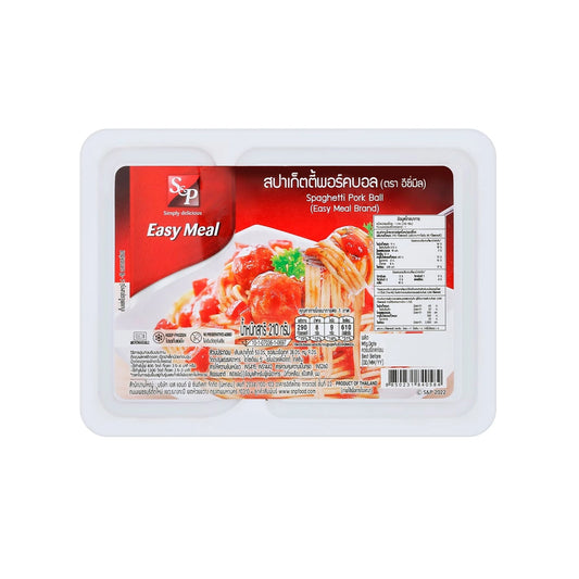 เอสแอนด์พี อีซี่มีลสปาเก็ตตี้พอร์คบอล 210g