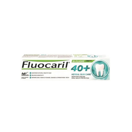 ฟลูโอคารีลยาสีฟัน40พลัสเฮอร์เบิลกัมแคร์ 65g