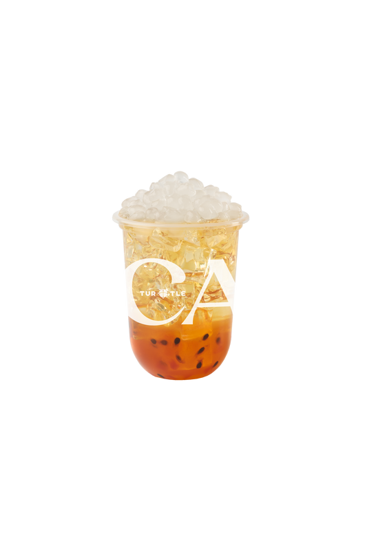 เทอร์เทิล ชาเขียวพีชเสาวรสไวท์เพิร์ล 16oz