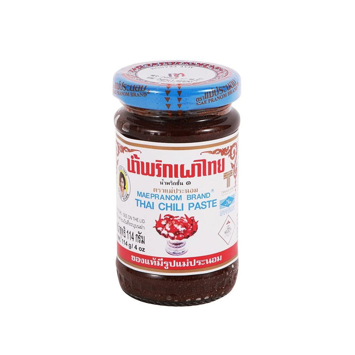 แม่ประนอม น้ำพริกเผาไทย 114g