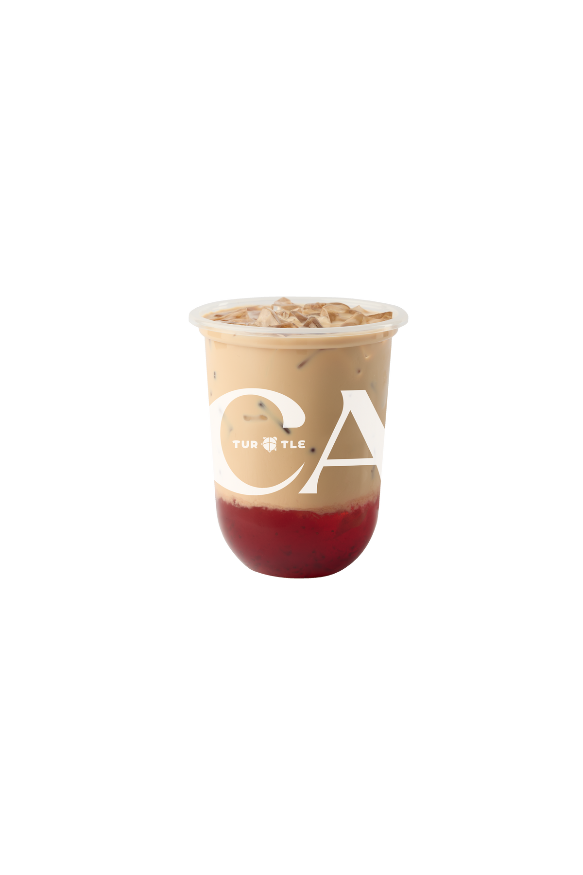 เทอร์เทิล ชานมสตรอว์เบอร์รี 16oz