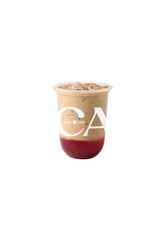เทอร์เทิล ชานมสตรอว์เบอร์รี 16oz