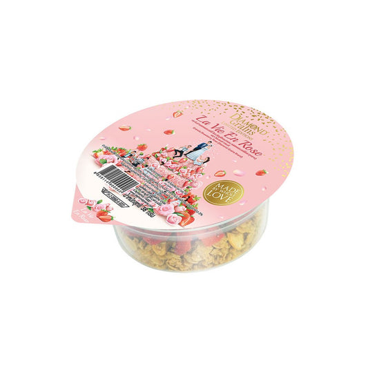 ไดมอนด์เกรนส์กราโนล่ารสสตรอเบอร์รี่และกุหลาบ 38g