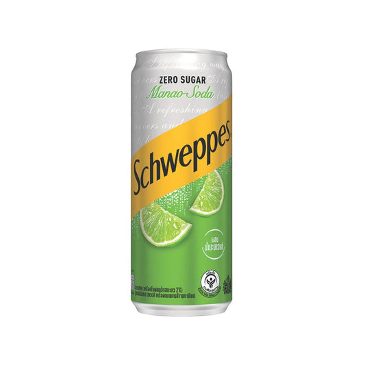 ชเวปส์มะนาวโซดาสูตรไม่มีน้ำตาล 330ml