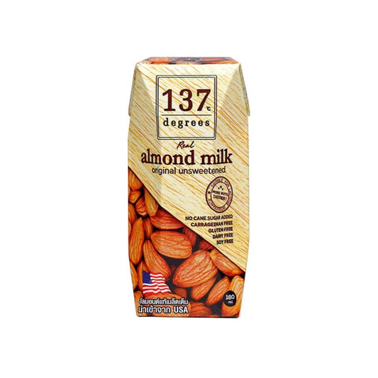 137ดีกรีนมยูเอชทีอัลมอนด์สูตรอันสวีทเทนด์ 180ml