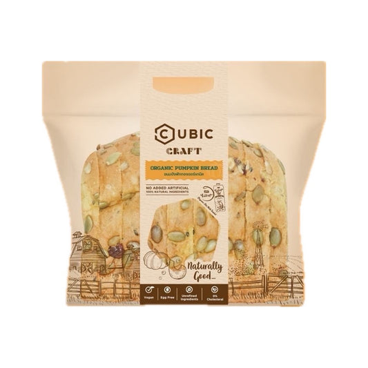 คิวบิค ขนมปังฟักทองออร์แกนิค 270g