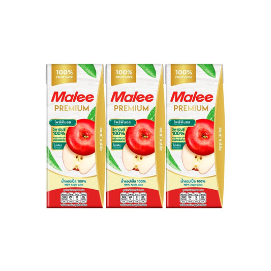 มาลีน้ำแอปเปิ้ล100เปอร์เซ็นต์ 200ml x3