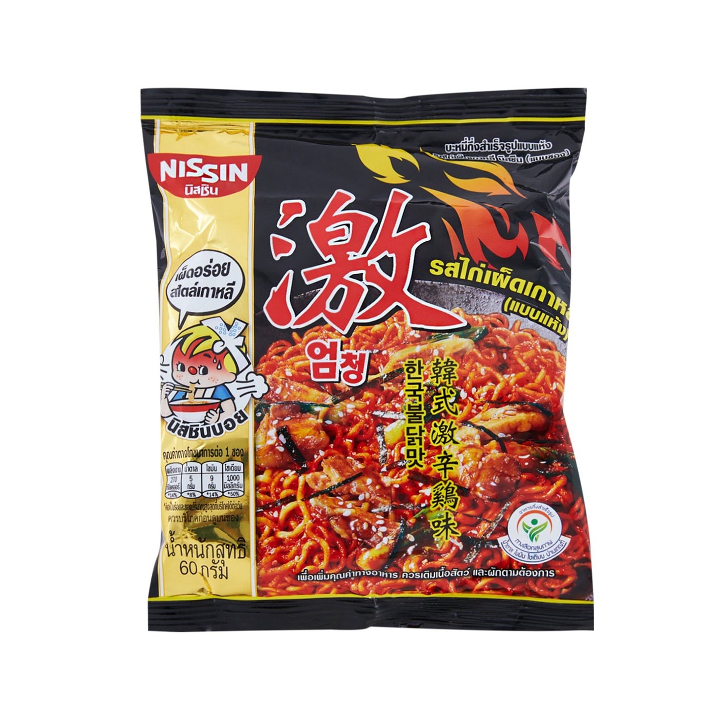 นิสชินรสไก่เผ็ดเกาหลี60g