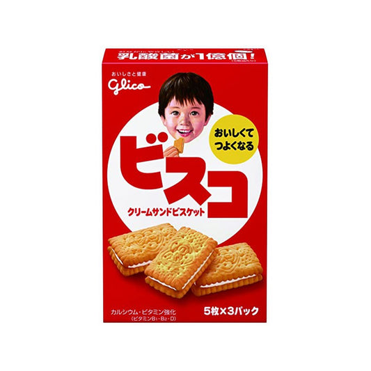 กูลิโกะบิสโก้บิสกิตสอดไส้ครีม 60g