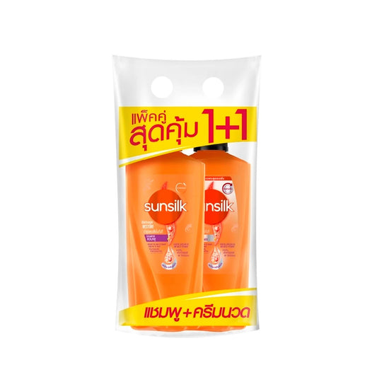 ซันซิลแชมพูแดเมจรีสโตร์ 325มล. แพคพิเศษแชมพูแถมครีมนวดผม 300มล.