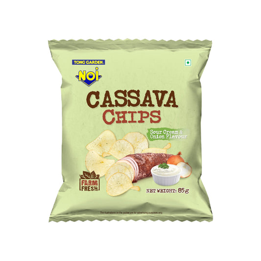 เอ็นโอไอมันสำปะหลังทอดกรอบรสซาวครีมและหัวหอม 85g