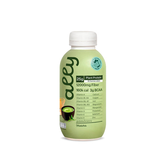 ออลลี่เครื่องดื่มโปรตีนจากพืชสูตรไม่เติมน้ำตาลรสมัทฉะ 350ml