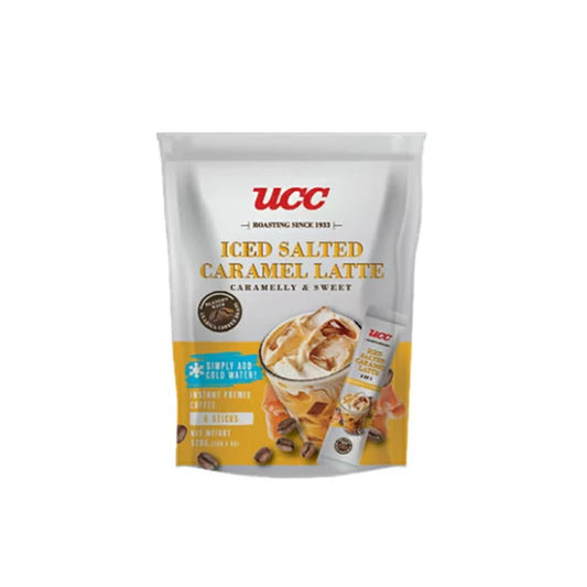 ยูซีซี ซอลท์เท็ด คาราเมล ลาเต้ กาแฟปรุงสำเร็จชนิดผง 16gx8