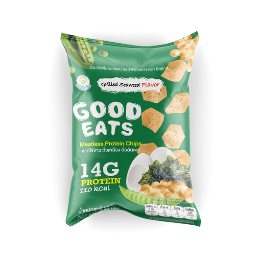 กู๊ดอีทส์ขนมโปรตีนอบกรอบรสสาหร่ายย่าง 30g
