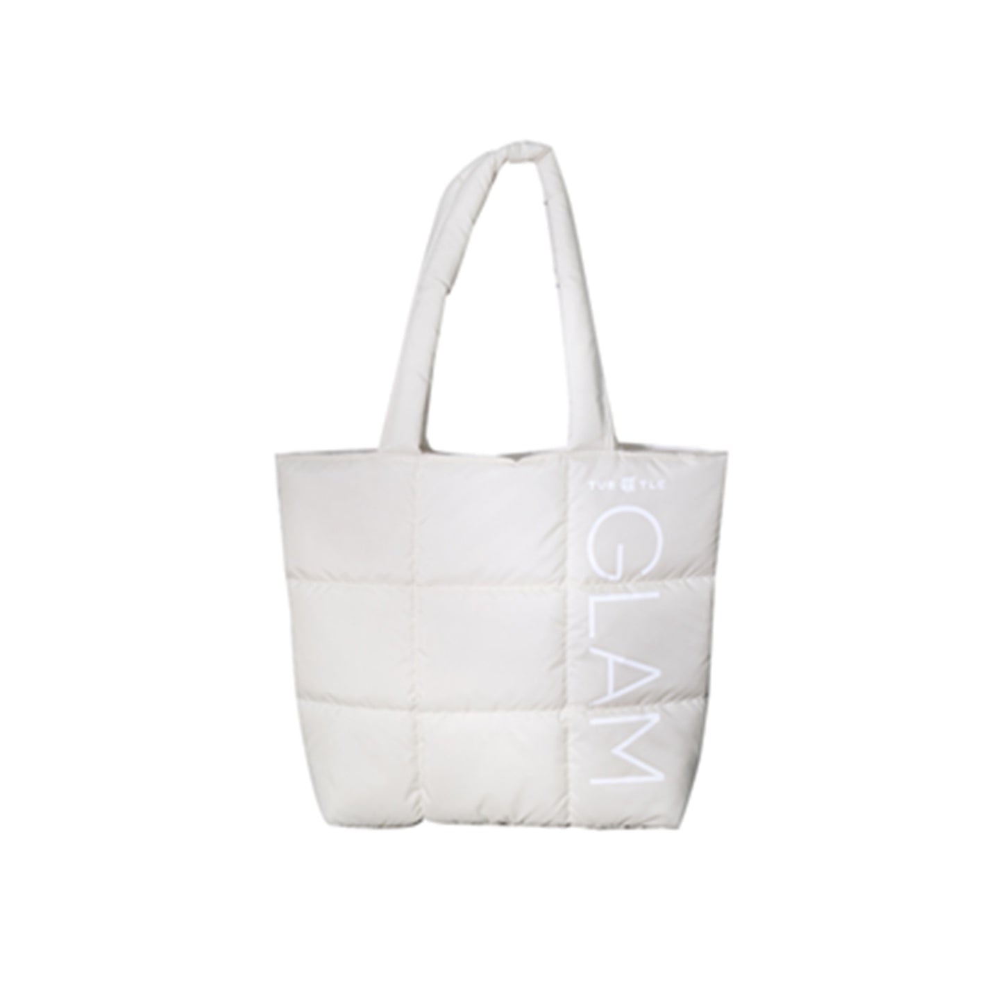 เทอร์เทิล กระเป๋าพัฟฟี่ สีครีม