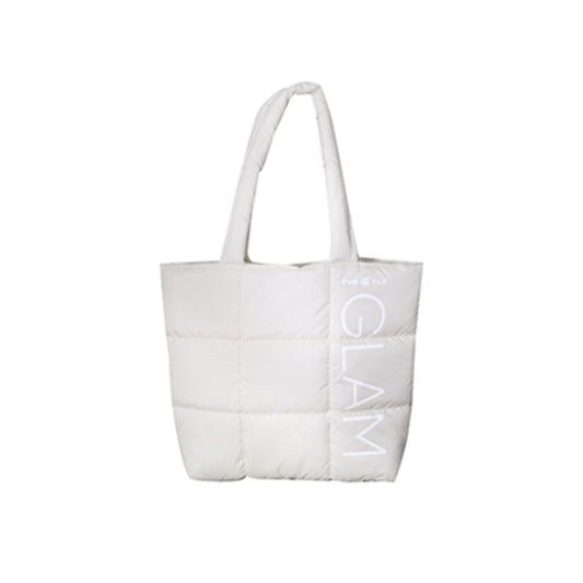 เทอร์เทิล กระเป๋าพัฟฟี่ สีครีม