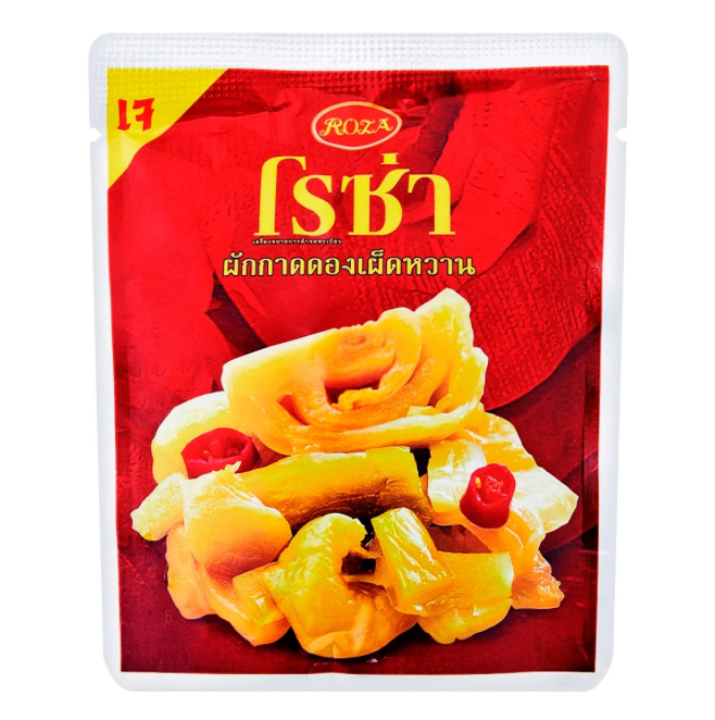โรซ่า ผักกาดดองเผ็ดหวาน 145g