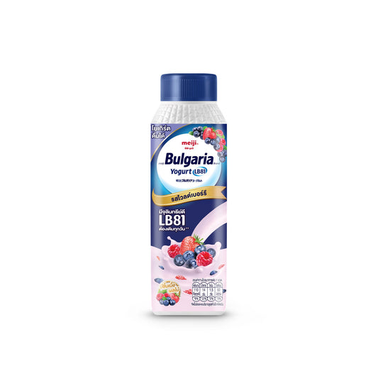 เมจิบัลแกเรียพร้อมดื่มไวลเบอร์รี 150ml