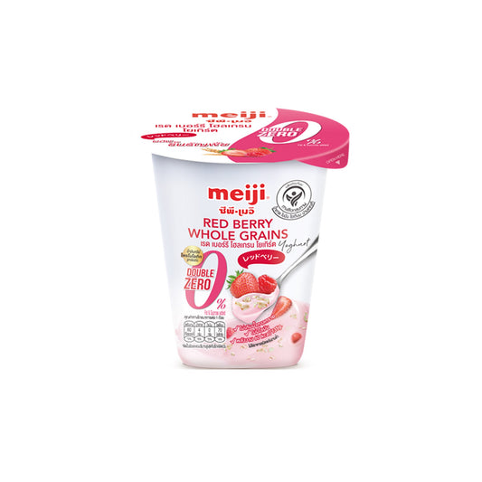 เมจิ โยเกิร์ต0เรดเบอร์รี่โฮลเกรน 135g
