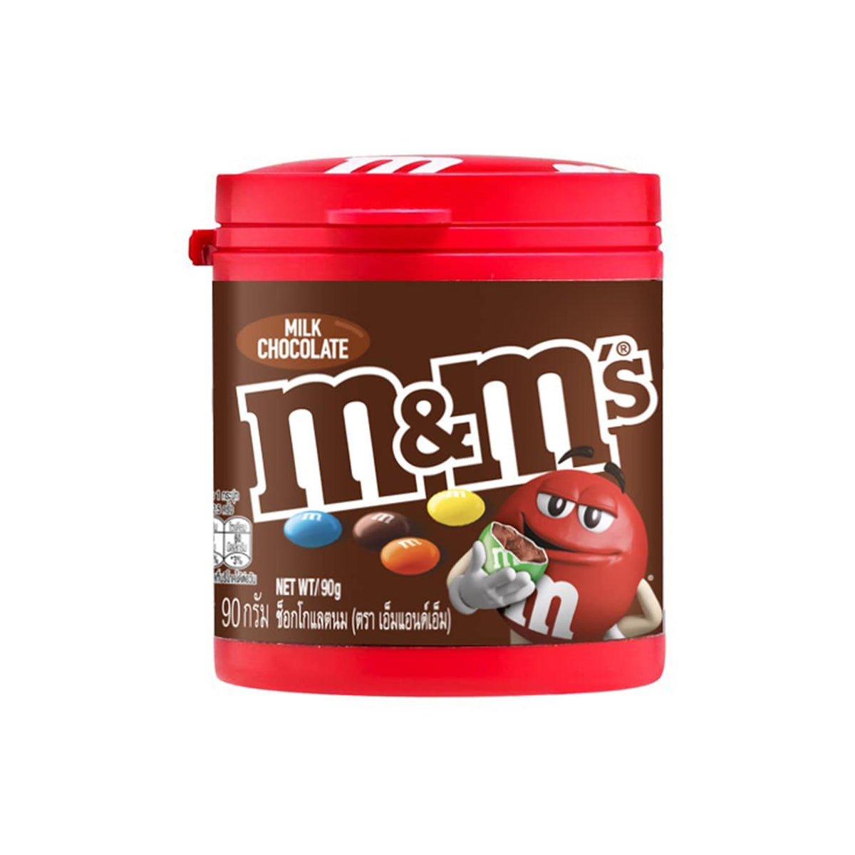 เอ็มแอนด์เอ็มช็อกโกแลตนมเคลือบน้ำตาล 90g