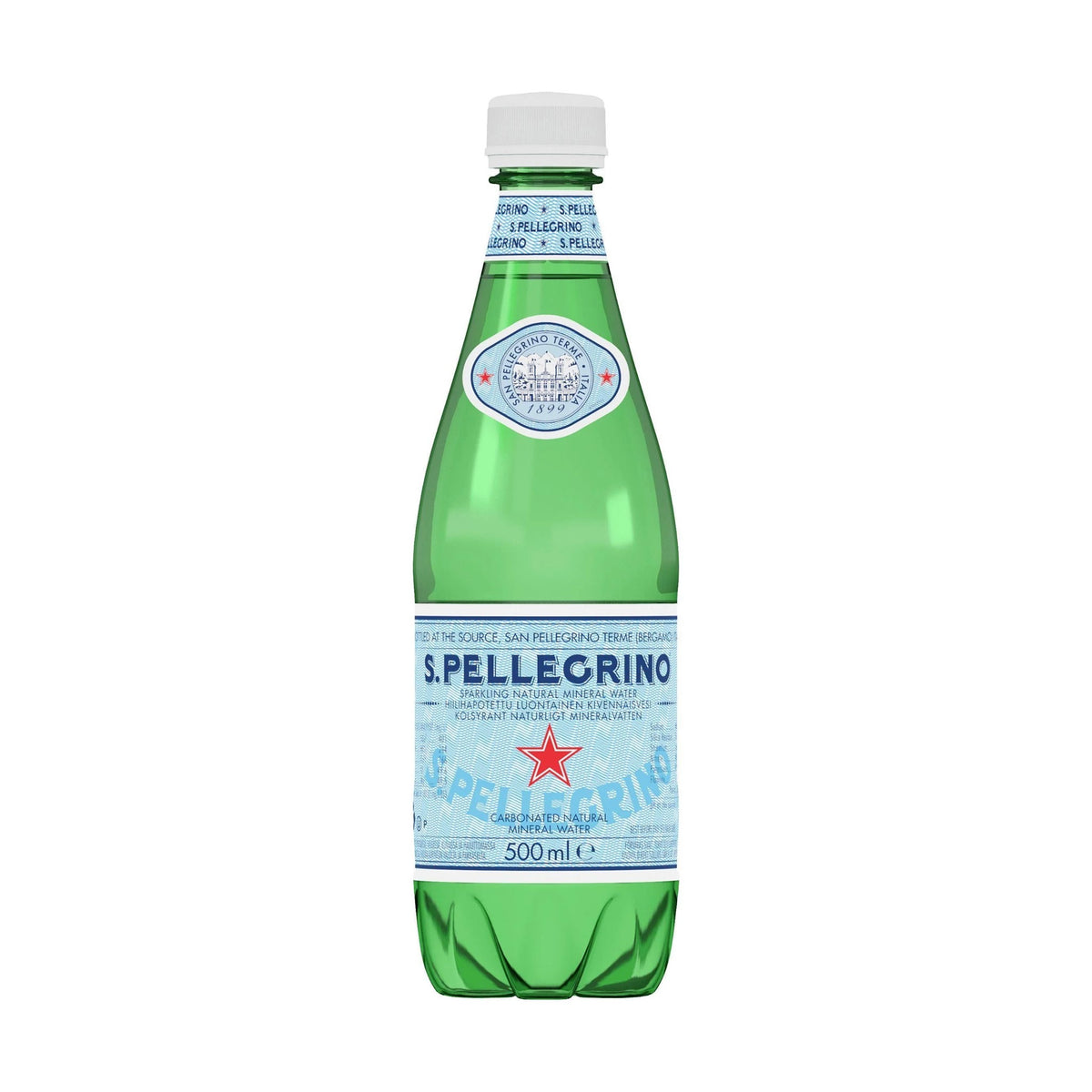 ซานเพลลีกรีโนน้ำแร่ธรรมชาติอัดแก๊ส 500ml