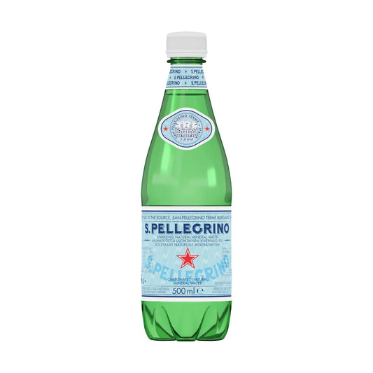 ซานเพลลีกรีโนน้ำแร่ธรรมชาติอัดแก๊ส 500ml